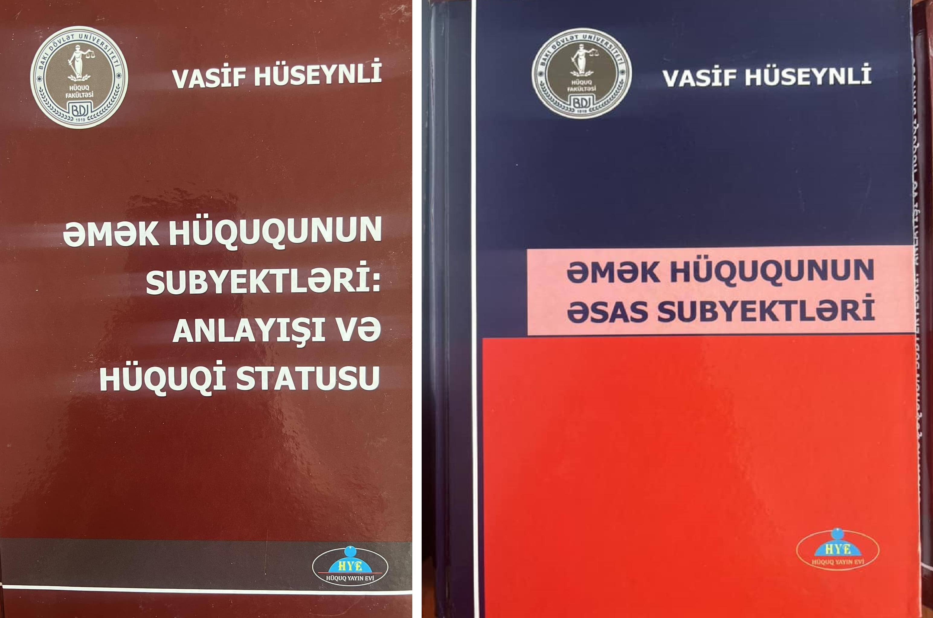 BDU müəlliminin 2 monoqrafiyası işıq üzü görüb