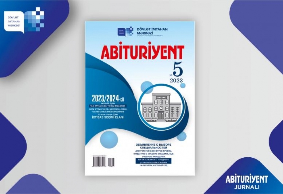 “Abituriyent” jurnalının 5-ci nömrəsi çapdan çıxıb