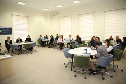 Bakı Ali Neft Məktəbinin doktorantları ilə görüş olub - FOTO