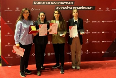 ADPU STEAM Mərkəzinin komandası “Robotex Azərbaycan”da I yerə çıxıb - FOTO