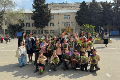 Dilçilik İnstitutunun əməkdaşı ağacəkmə aksiyasında iştirak edib - FOTO