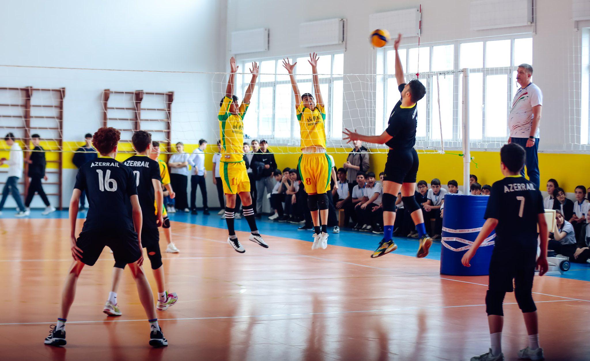 Məktəblilər arasında voleybol üzrə respublika birinciliyi keçirilib